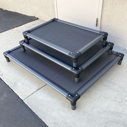 (New) Heavy Duty Raised Dog Bed Cot (Medium $50, Large $60, X-Large $70) Elevated Pet Bed Indoor Outdoor