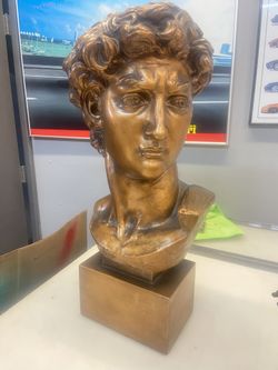Large  Michelangelo “David” Bust From 1965