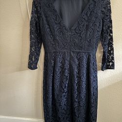 JCrew Navy Lace Dress