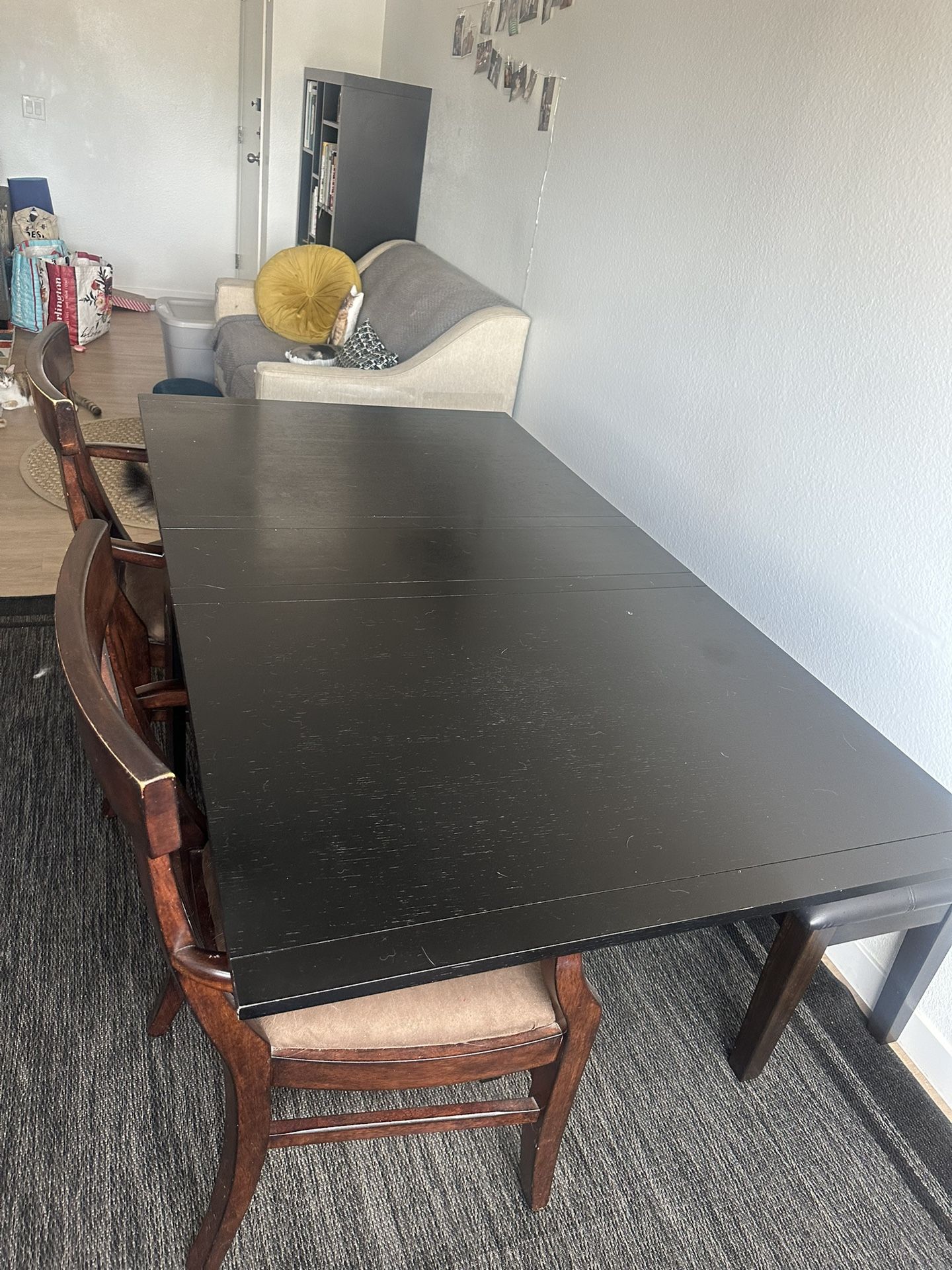 Elegant Dining Table With Chairs
