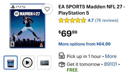 Madden 27 for the PS5