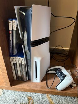PS5 pro disc console and games