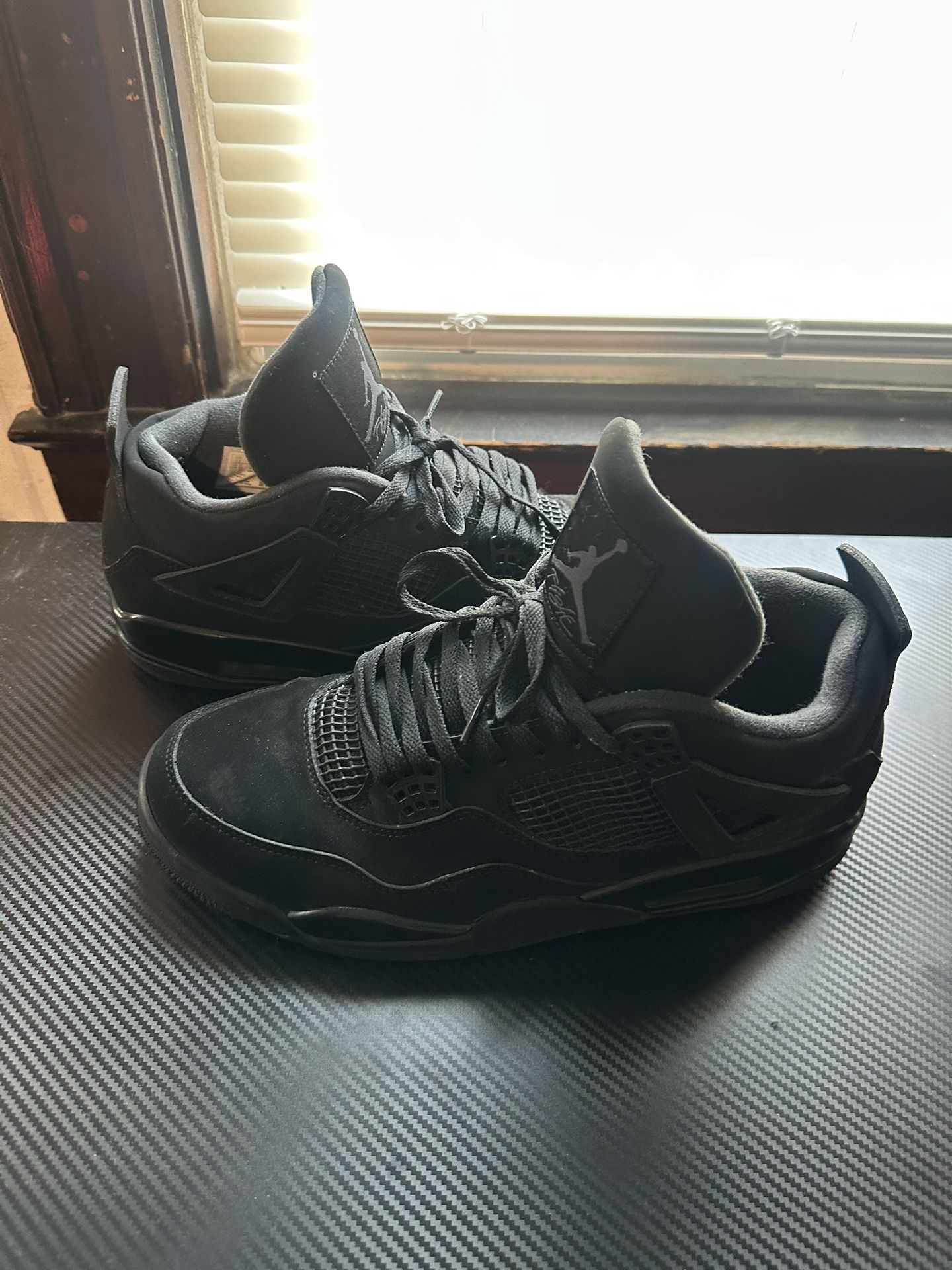 Jordan 4 Black Cat Size 12 Decent Condition