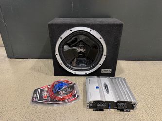 Bocina 12 y amplificador