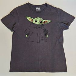 Mad Engine Star Wars Mandalorian Baby Yoda Grogu Men's Large Graphic T-Shirt