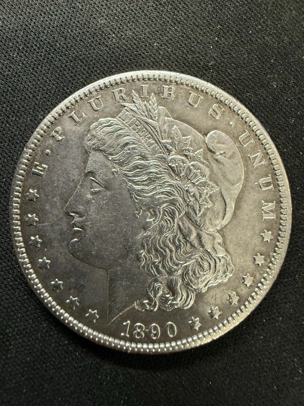 1890 CC $1 Morgan Silver Dollar Choice