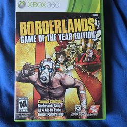 Borderlands Game Of The Year Edition Xbox 360