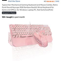 Magegee keyboard & mouse *pink*