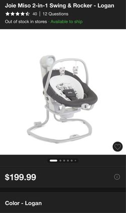 Joie Miso 2 in 1 Swing and Rocker