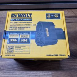 DEWALT CCS1 to NACS Fast Charging Adapter All Tesla Models, 350-A, 1000-Volt, Compatible with Level 3-DC Supercharger Stations