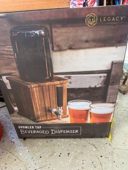Growler, tap beverage dispenser brand new Legacy growler, tap beverage dispenser brand new