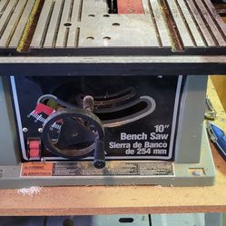 Delta 10 inch table saw bench saw