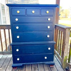 🚨 BLACK 6-Drawer Solid Wood Dresser – MUST GO 🚨