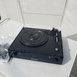 Record Player With Bluetooth And Speakers  - New 