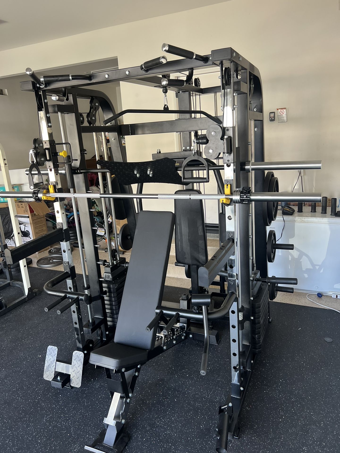 💥❗️FREE ASSEMBELY/DELIVERY🚚💥❗️SM 300 BUNDLE✅ WEIGHT SET✅ HEAVY DUTY Ad-BENCH✅ 7ft BARBELL✅💥🔥