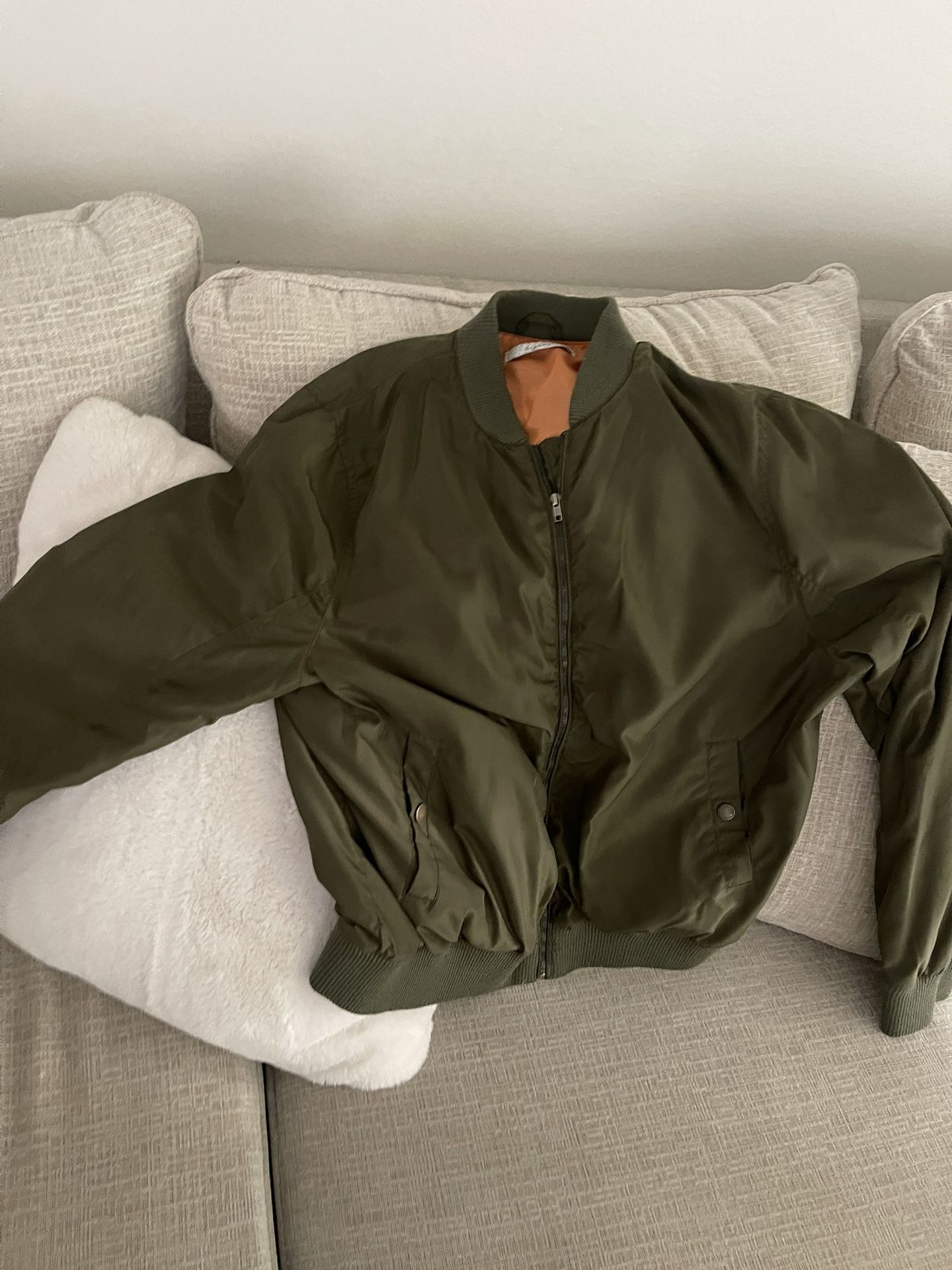 Green Bomber Jacket