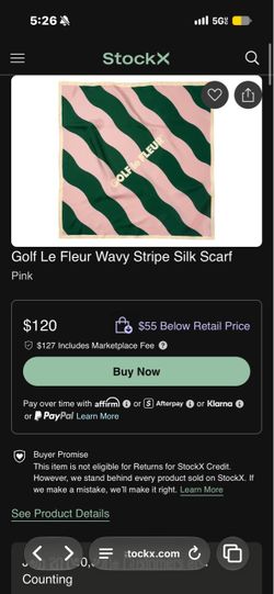GOLF le FLEUR Scarf