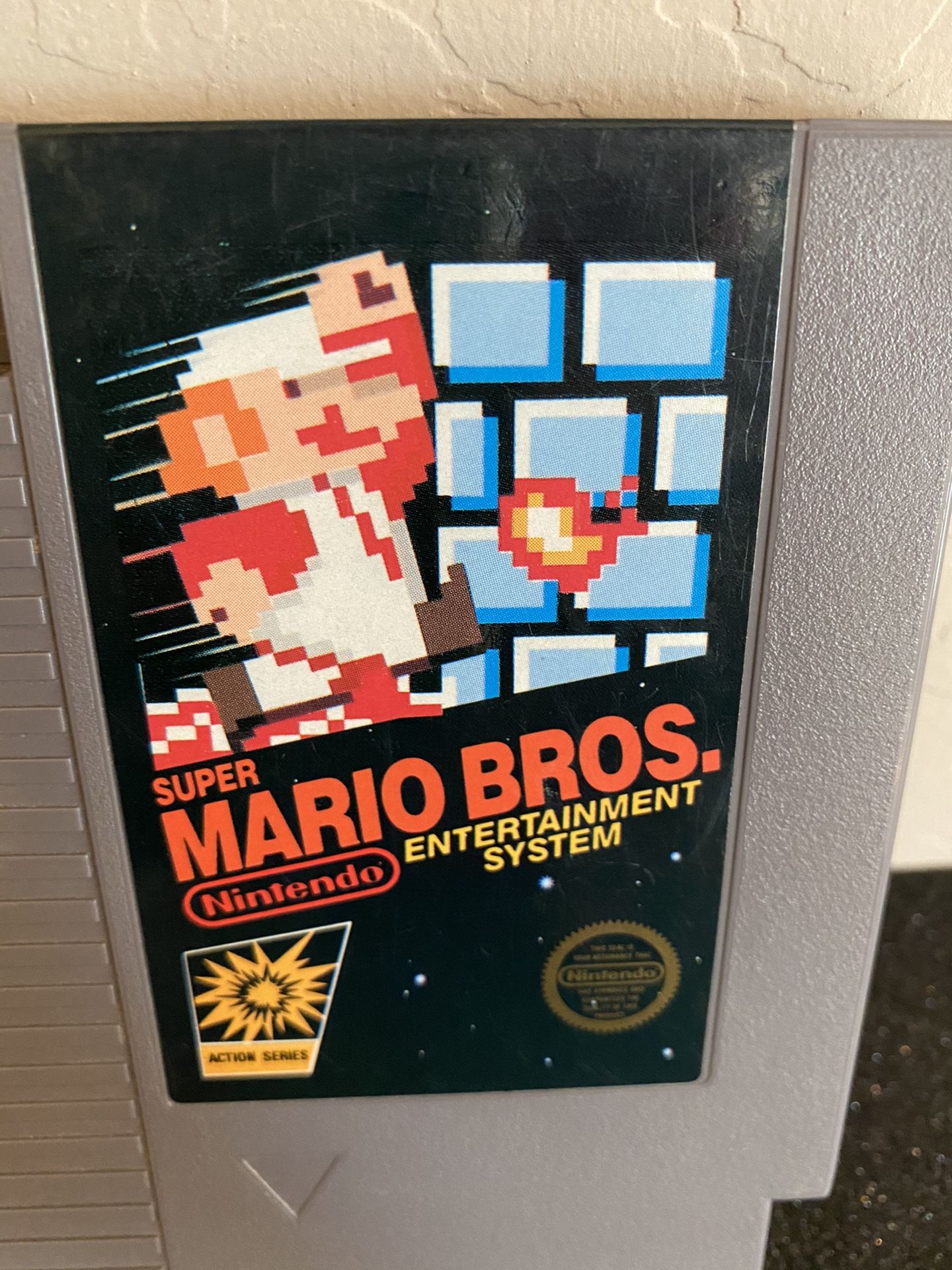 Original Nintendo Entertainment System NES 5 Screw Super Mario Bros Cart