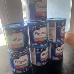 seven cans of new formulas