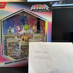 Pokemon Prismatic Evolutions Binder Collection
