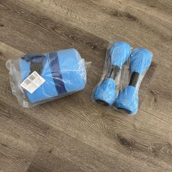 Foam Swim Aquatic Cuffs And Dumbbells Equipment -Water Aerobics