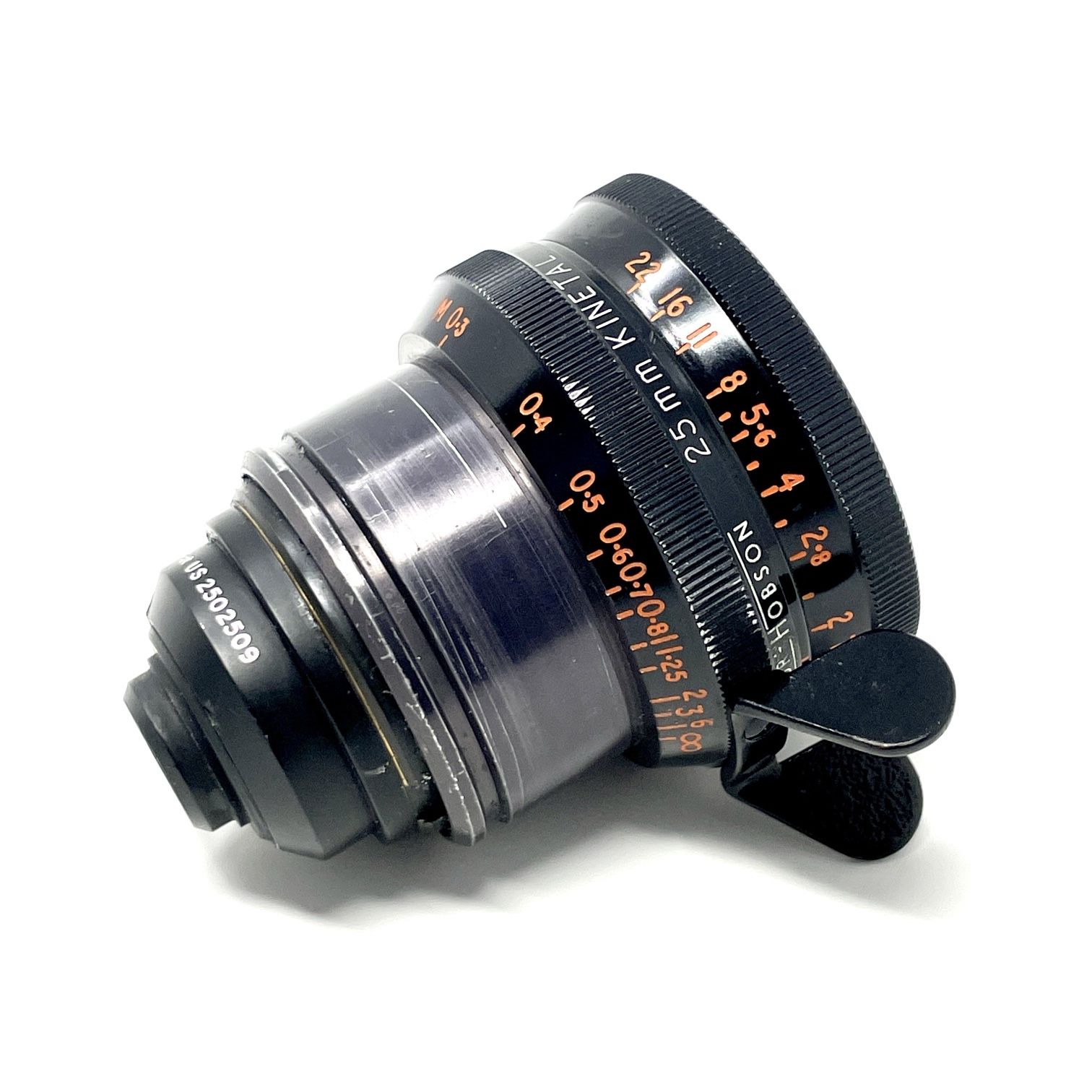 TAYLOR HOBSON Cooke Kinetal 25mm T2 レンズ Cooke Kinetal 25mm T2 (f1.8) Cinema Lens for Sale in San Gabriel