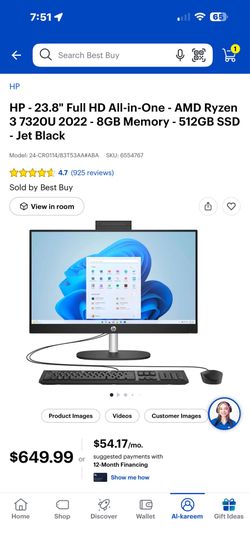 HP Desktop Computer