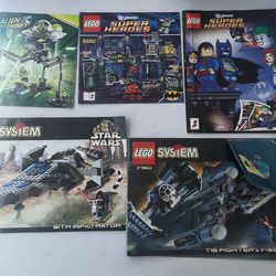 Legos and Lego Manuals Star Wars Lord of the Rings