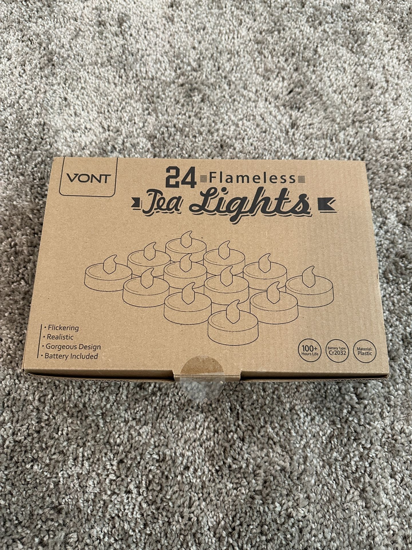 24 Set Of Tealight Candles