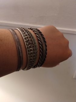 Silver Cuff Bracelet $25 For All 