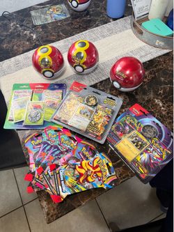 Pokeball, blister packs and sleeves