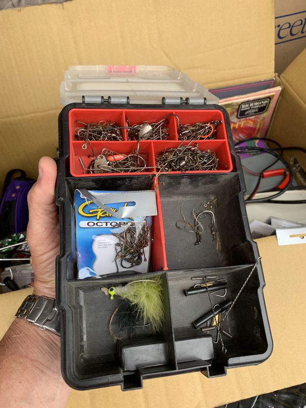 Fishing Hook Organizer Box + Hooks for Sale in Washougal, WA OfferUp