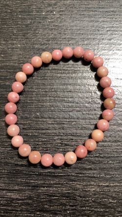 Rhodochrosite Gemstone Bracelet