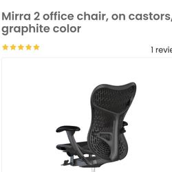 Discount $95 Herman Miller Mirra2 Office Chair