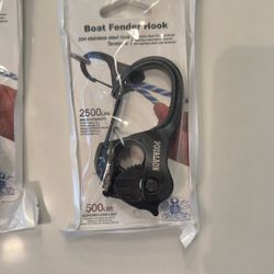 Boat fender hooks