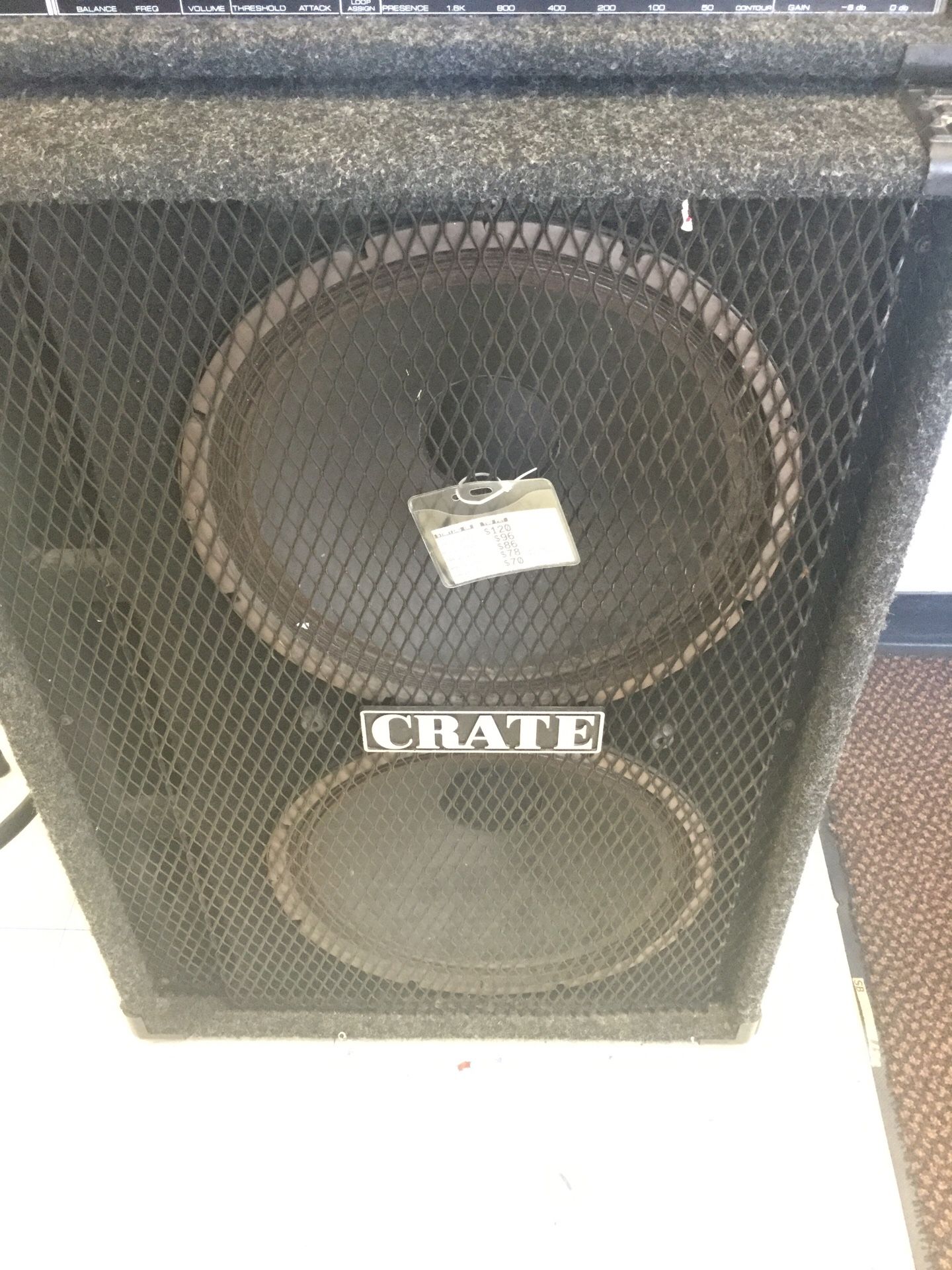 Crate studio subwoofer