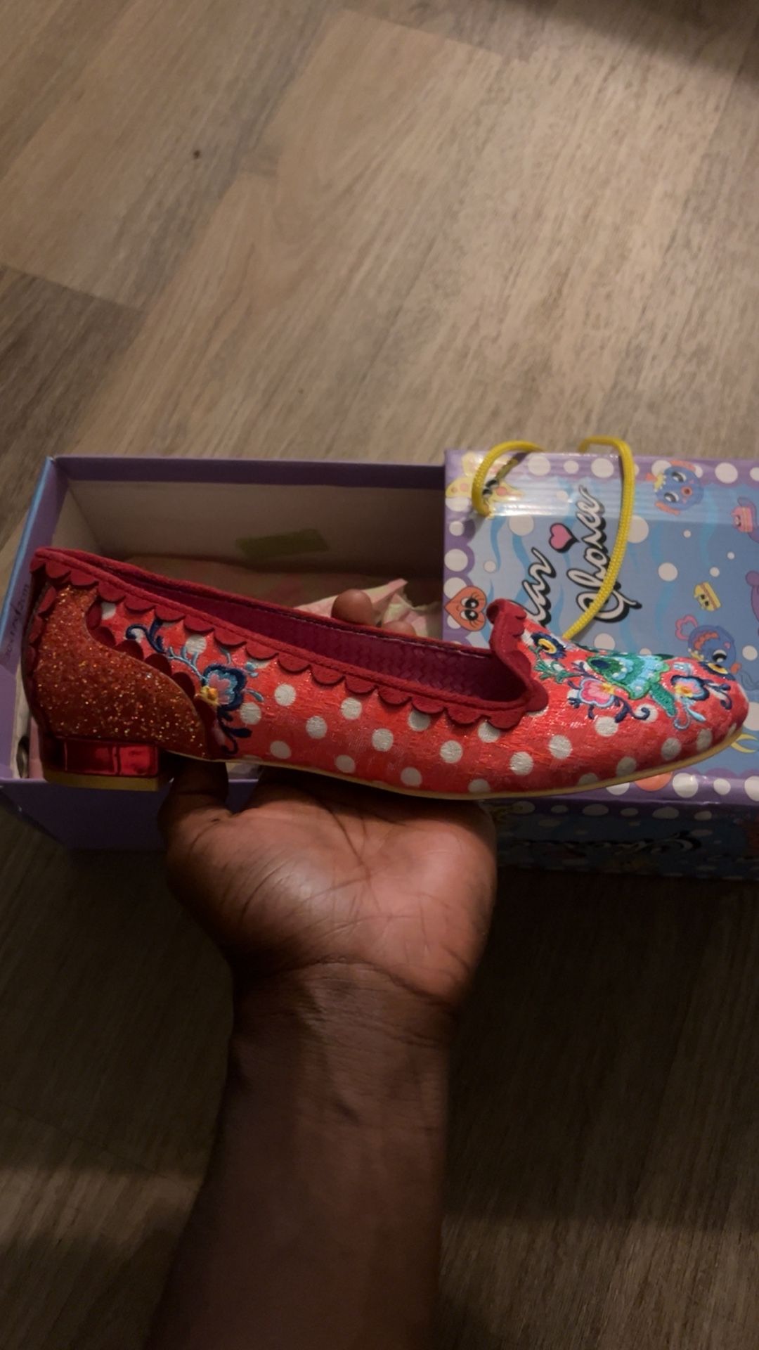 Irregular Choice Women’s Oh Darling Flats - Red
