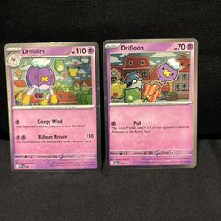 Drifloon 005 Me: Mega Evolution Promo Holo Plus Drifblim 006 Promo Holo Set Rare