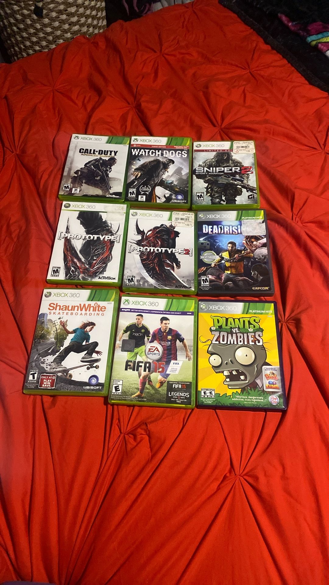 Xbox 360 Games Lot Of  9