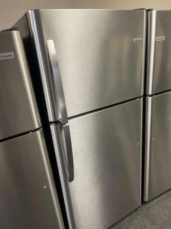 Frigidaire Top Freezer Refrigerator Stainless Steel