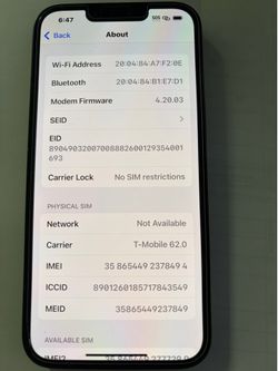 Black Iphone 13 128 gb