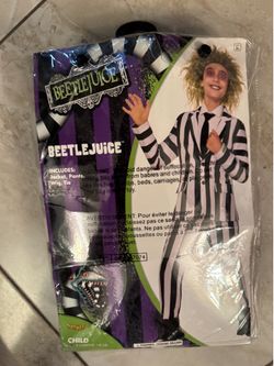 Beetle Juice kids costume