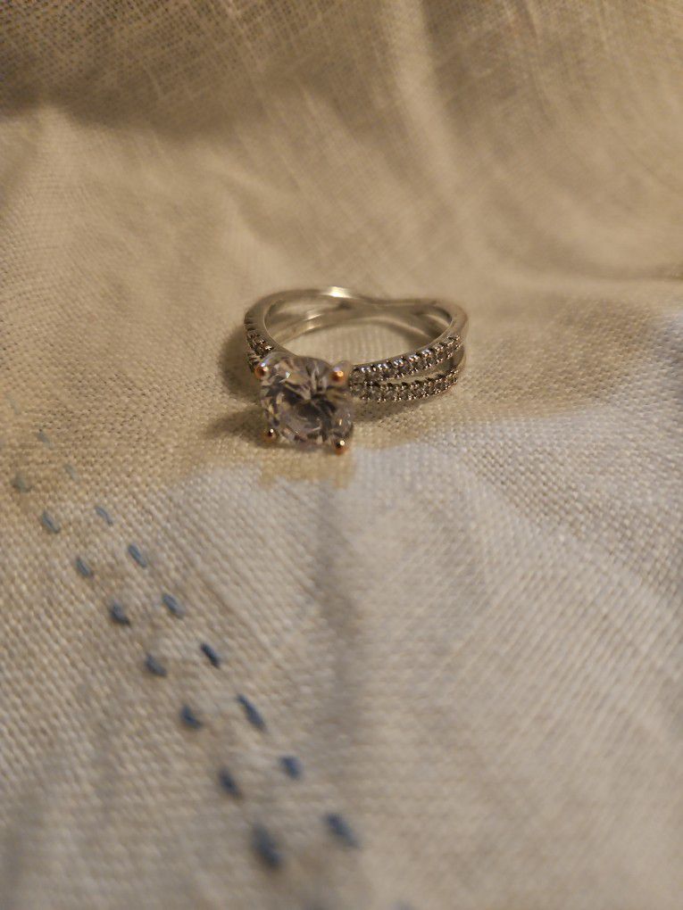 Simon G. Engagement Ring In 18k White Gold