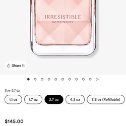 Irresistible Givenchy Perfume 