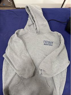 Dark grey fat boy industries hoodie size xl