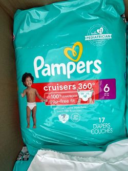 Pampers Cruisers 360 Size 6 Diapers 17 Count