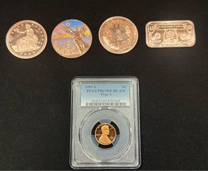 Copper Lot libertad bitcoin seated liberty PCGS penny