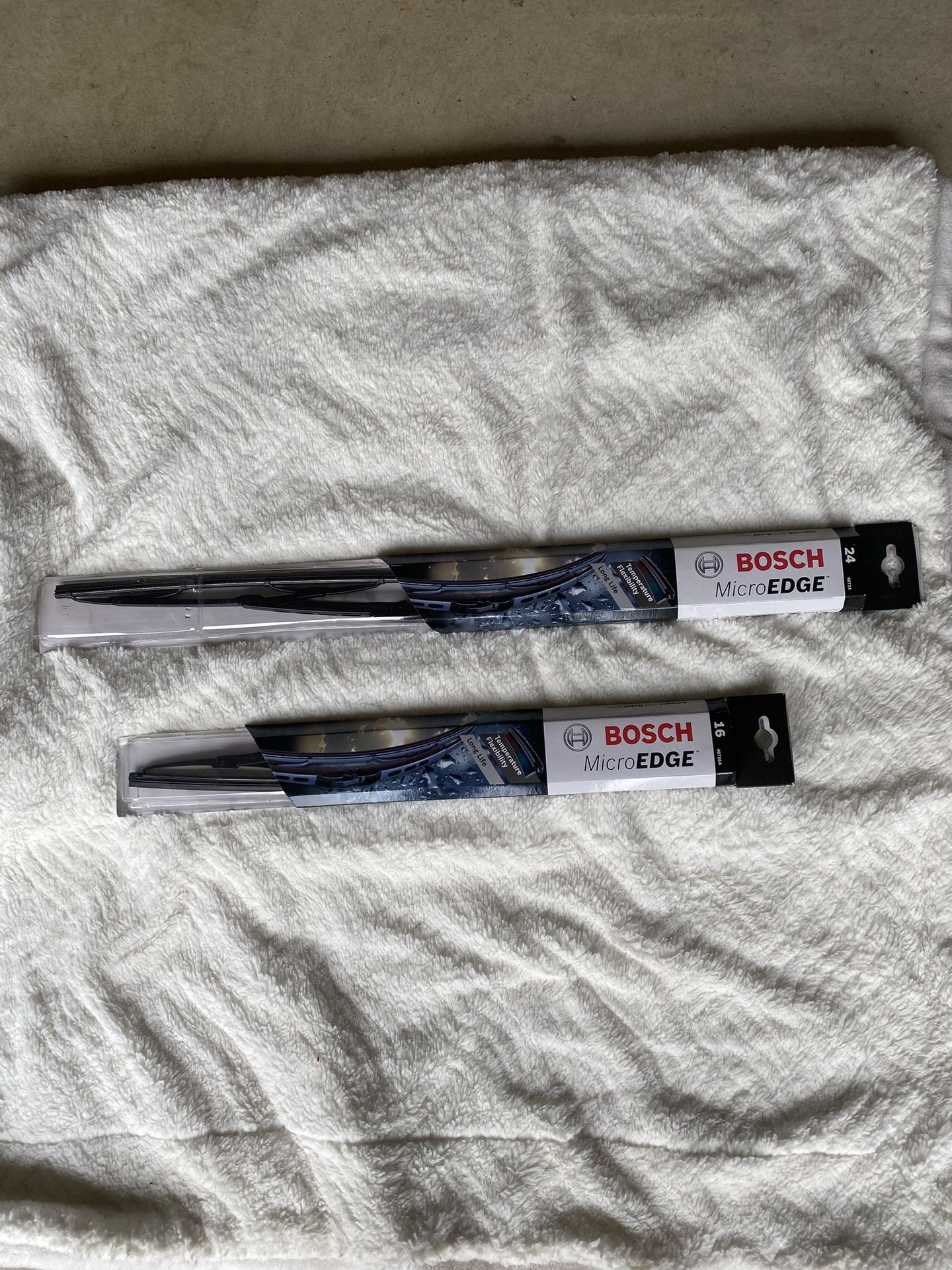 Bosch Edge Windshield Wiper 24” & 16” + Goodyear 24” Wiper