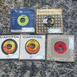 Vtg 45 RPM Vinyl Records Pop Rock Soul Country Folk Lot Sonny James Statler Bros