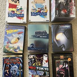 Huge Japanese Animation Dvd Collection